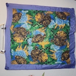 Vintage Oscar de la Renta Fish? Scarf